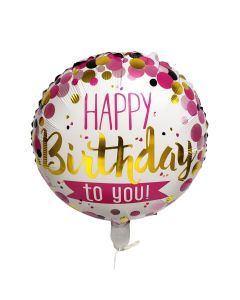 生日快樂鋁膜氣球